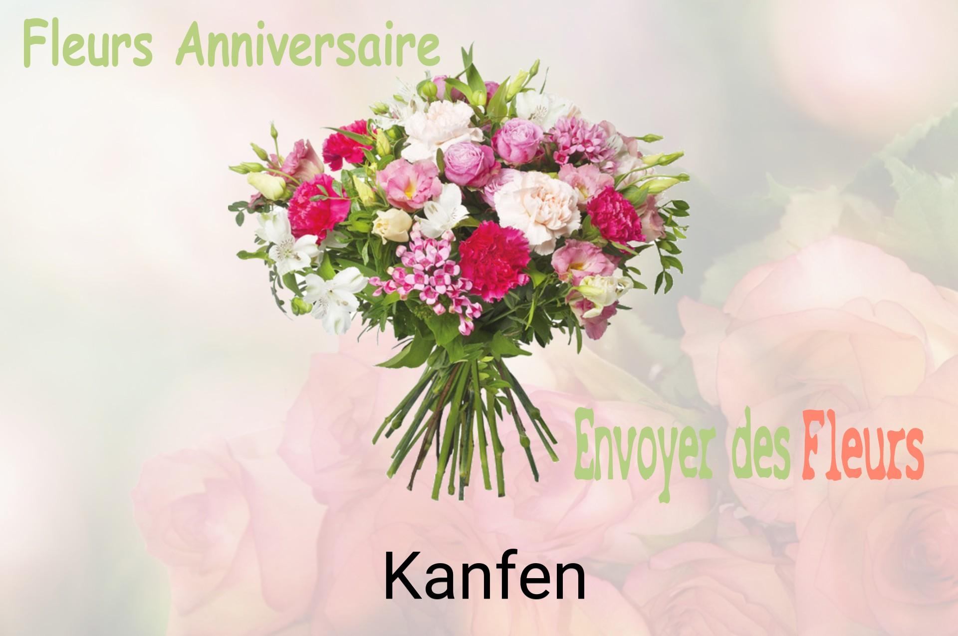Bouquet de fleurs d’anniversaire livré à Kanfen